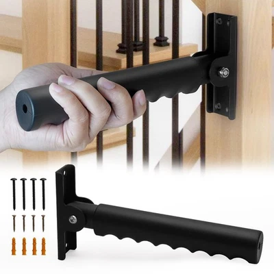 Folding Grab Bars for Doorway/Stairs Assist for Seniors, Flip Up Grab Handles... - Image 1 of 4