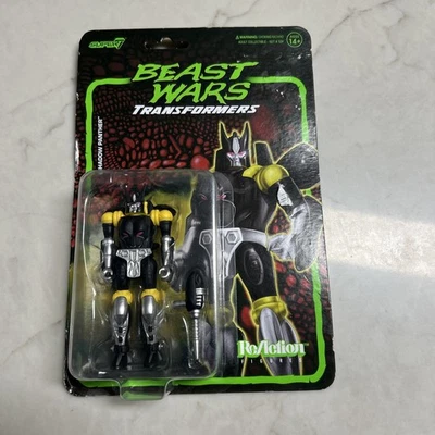 Super7 BEAST WARS TRANSFORMERS SHADOW PANTHER ReAction FIGURE HASBRO - Image 1 of 2