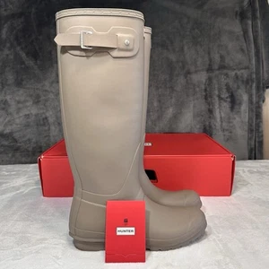 Hunter Original hohe Regenstiefel Damengröße 9 wasserdicht Medium natur 101 neu - Bild 1 von 21
