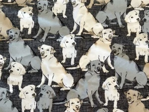 Carhartt Force Short Sleeve Shirt Size Large Medical Scrub Vet. Dog Print - Picture 1 of 10