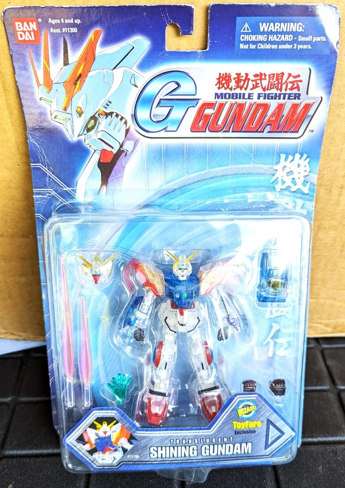 Gundam Mobile Fighter G 2002 SHINING GUNDAM Translucent wizard toyfare variant - Image 1 of 1