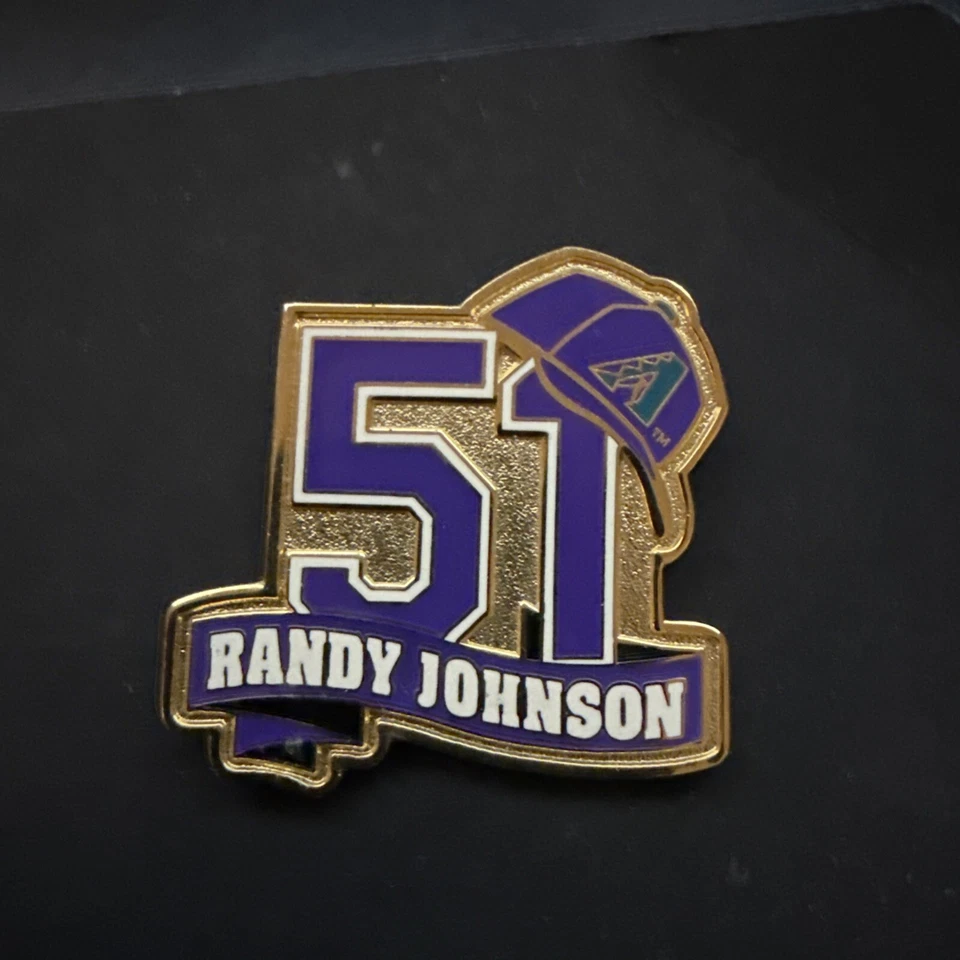 Randy Johnson Arizona Diamondbacks #51 MLB Lapel Player Pin Brand New MORE - Image 1 of 1