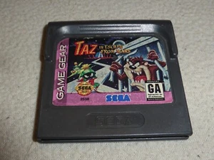 SEGA GAMEGEAR VIDEO GAME TAZ IN ESCAPE FROM MARS CARTRIDGE ONLY GEAR - Picture 1 of 2