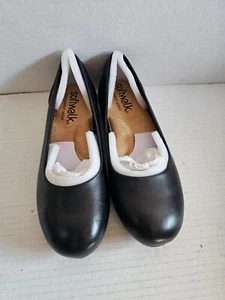 Softwalk Sonoma Ballet Flat Shoes Womens 8.5M Black Leather Slip On S1862-001 - Picture 1 of 6