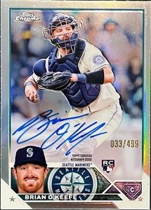 Brian O’Keefe 2023 Topps Chrome #RA-BO Rookie Auto Refractor /499 (RC, AU) - Picture 1 of 2