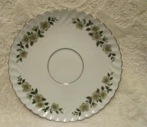 Jaeger & Co.~Bavaria, Germany~Saucer~Scalloped Edge~Floral Pattern~Wynnewood~1  - Picture 1 of 9