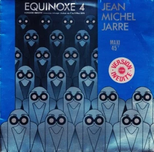 BLUE VINYL JEAN MICHEL JARRE - EQUINOX 4 UNRELEASED VERSION RARE 1979 - Picture 1 of 3