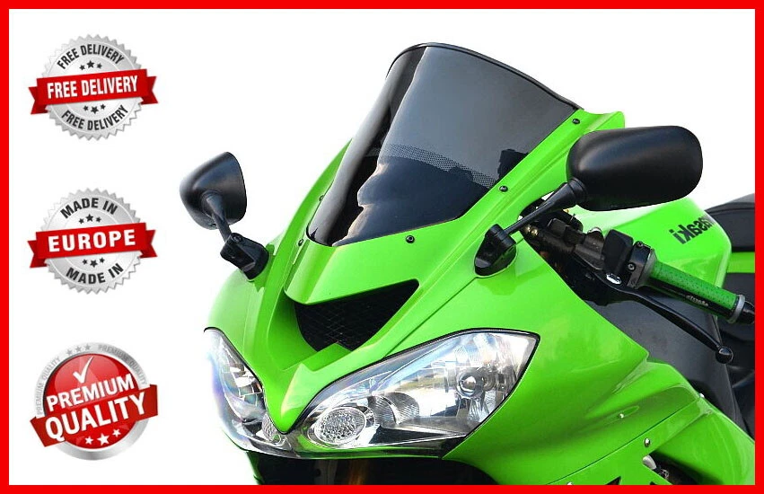 KAWASAKI ZX10R NINJA 2004-2005 PARE-BRISE RACING SPORT BUBBLE BULLE / 5 COULEURS - Photo 1/1