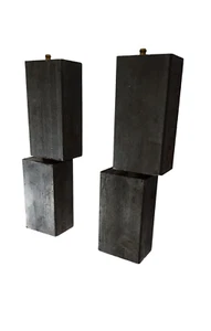 Rectangular Block Hinge - 1 pair - 5 inch - Picture 1 of 2