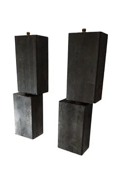 Bisagra de bloque rectangular - 1 par - 7 pulgadas Foto 1 de 2