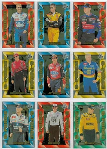 2001 PRESS PASS OPTIMA COMPLETE G-FORCE INSERT SET JEFF GORDON DALE EARNHARDT JR - Picture 1 of 3