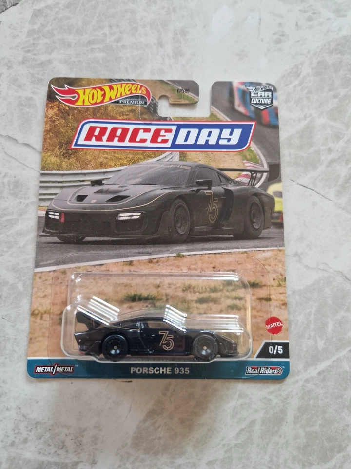 Hot Wheels 2023 Race Day PORSCHE BLACK 0/5 ESCLUSIVA - Immagine 1 di 1