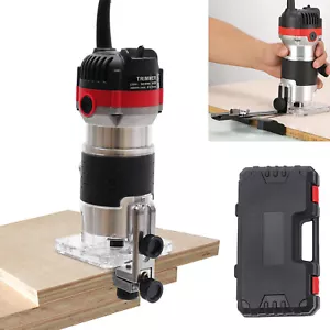 Router de palma eléctrico de 800 W para carpintería laminadora de madera de 1/4" - Imagen 1 de 12