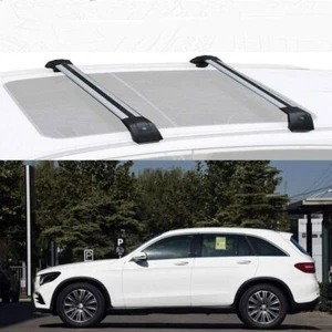 2Pcs Roof Rail Rack Cross Bars Crossbar Fit for Mercedes-Benz GLC X253 2016-2022 - Foto 1 di 9