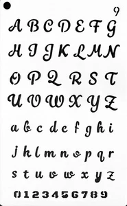 Schablone Buchstaben Schablonen Alphabet-Ziffern-Nummern #3291 - Bild 1 von 1
