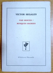 VICTOR SEGALEN DEAD VOICE: MAORIES MUSIC 1995 TL 750 EX. Coll MONDE SOUND - Picture 1 of 1