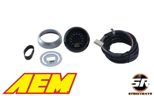 AEM 30-4400 LED Digital 8v-18v Voltage Meter Gauge - 52mm (2-1/16") NEW - Picture 1 of 2
