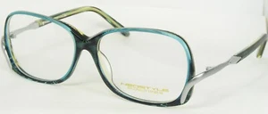Vintage CITYsmart NEOSTYLE 591 510 BLUE BLACK OLIVE /SILVER EYEGLASSES 54-13-130 - Picture 1 of 16