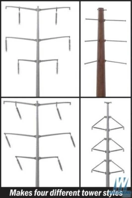 Walthers 933-3343 Moderno Kit de Torres de Transmisión de Alta Tensión Escala HO Foto 1 de 2