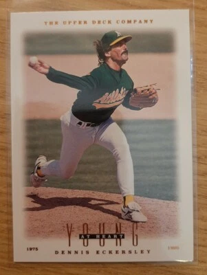 1996 UPPER DECK DENNIS ECKERSLEY YOUNG AT HEART #101 OAKLAND ATHLETICS - Image 1 of 2