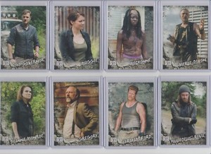 2018 TOPPS WALKING DEAD ROAD TO ALEXANDRIA CHARACTER INSERT Full Set of 20