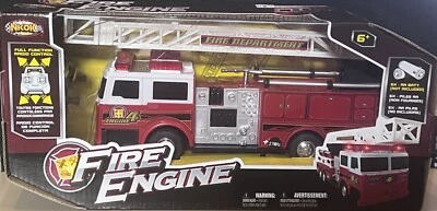 NKOK 2011 R/C Fire Engine Truck Full Function Radio Control 27 MHz-New in Box! - Image 1 of 4