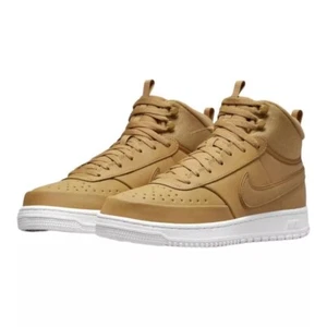 Nike Court Vision Mid Elemental Gold Sneaker Boot DR7882-700 Men’s Size 9.5 - Picture 1 of 7
