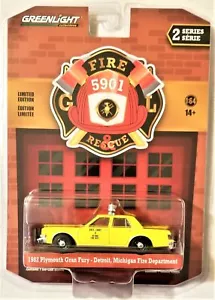 Greenlight - 1:64 Fire & Rescue Series 2 1982 Plymouth Gran Fury (BBGL67020C) - Imagen 1 de 1