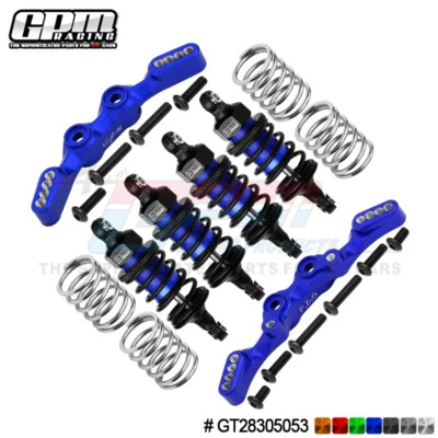 GPM Alu 6061 F&R Shock Towers & Shocks For TRAXXAS 1/10 Ford GT 4-TEC 2.0 / 3.0 - Image 1 of 4