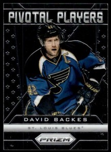 2013-14 Panini Prizm Pivotal Players David Backes St. Louis Blues #PP-25 R95