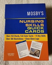 Mosby'S Nursing Skills Quick Cards Complete Set 1e 1st Edition Perry Potter VGC