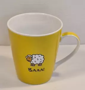 Oveja Baaa! Taza amarilla taza café té taza 300 ml - Imagen 1 de 5