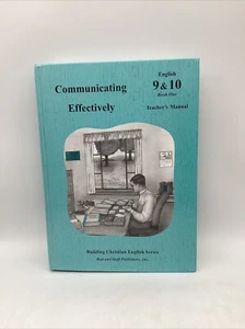 Rod & Staff English 9 & 10 Teacher’s Manual Book One (Hardcover) Communicating - Picture 1 of 7