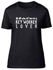 KeyWorker Lover dopasowany damski t-shirt
