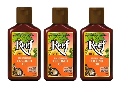 3 x Reef Moisturising Coconut Oil 125mL - Image 1 of 2
