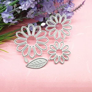 Flower Leaf Cutting Dies Stencil Scrapbooking Embossing Card Making Craft DIY - Picture 1 of 12