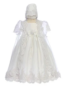 New Baby Toddler Girl Christening Baptism White Dress size 6 months to 30 months - Picture 1 of 5