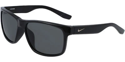 Nike Cruiser Polarized Men's Shiny Black Square Sunglasses - CW4722 010 - Image 1 of 2