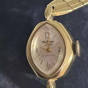 Paul Rivage, 17 Jewles, shock resistant swiss ladies watch vintage, oval shape, - Picture 1 of 5