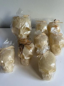 8 Restoration Hardware Skull Halloween Candles High Quality Spooky - Picture 1 of 8