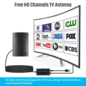 5600 miglia antenna TV digitale interno HDTV amplificatore segnale 4K HD 1080P - Foto 1 di 21