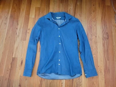 J. Lindberg Casual Chambray Shirt Men's Medium Slim Fit - Image 1 of 3