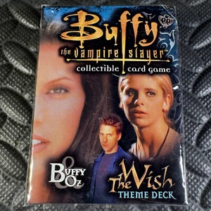 BUFFY VAMPIRE SLAYER THE WISH BUFFY & OZ STARTER DECK NEW/SEALED 2002 - Picture 1 of 6