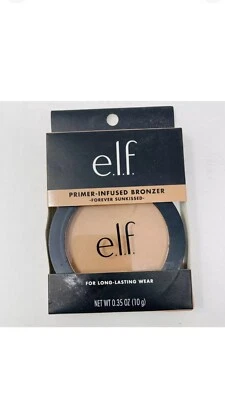 e.l.f. Primer Infused Bronzer, FOREVER SUNKISSED 0.35oz #83095 Full Size NEW - Image 1 of 2