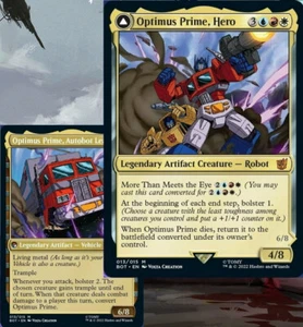 Optimus Prime, Hero TRANSFORMERS Vehicles Commander Deck Magic MTG Ready-to-Play - Picture 1 of 15