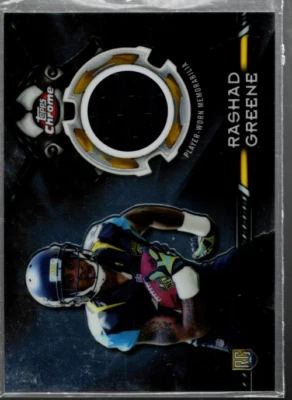 A1473- 2015 Topps Chrome Rookie Retail Relics #TCRRRG Rashad Greene Jersey NM-MT - Image 1 of 2