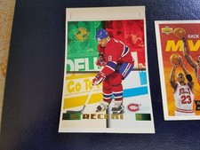 Mark Recchi Canadiens 1995 TSC Topps Stadium Club Members Only White Strip