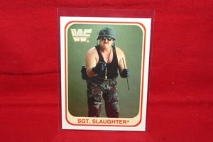 1991 Merlin WWF Sgt Slaughter #101 /150 Italian Wrestling Pack Fresh - Picture 1 of 2