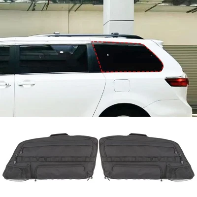 Car Trunk Side Window Storage Pouch For Toyota Sienna 2011-2018 Stowing Tidy Bag - Image 1 of 4