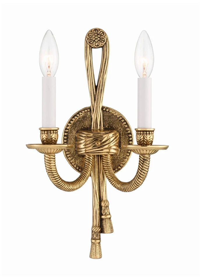Rope/Tassel ADA Compliant Two Light Wall Sconce - Image 1 of 1